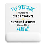 Tapis de souris ergonomique avec repose-poignet, accessoire bureau pour femme et homme, fête des pères, cadeau pas cher, idée cadeau fête des mères, secret santa, départ à la retraite, télétravail et gaming