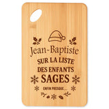 Planche à découper cadeau Noël famille amis papa maman mamie papi, idée cadeau apéro et cuisine, Secret Santa