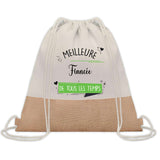 Sac Fête des Mères Mamie Maman Cadeau anniversaire Noël Travail Métier Départ Retraite Collègue Femme cabas shopping plage