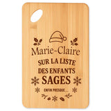Planche à découper cadeau Noël famille amis papa maman mamie papi, idée cadeau apéro et cuisine, Secret Santa