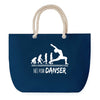 Sac de plage Bleu anse corde Née pour Danse