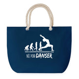Sac de plage Bleu anse corde Née pour Danse