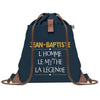 sac a dos homme bleu coton recycle avec pochette idee cadeau utile pour collegue papa ou ami cadeau homme noel anniversaire secret santa ou depart a la retraite sac durable pratique et robuste design sobre et elegant