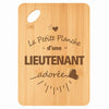 Planche bambou gravée personnalisée femme idée cadeau Fête des Mères apéro 30×20 prénom cuisine plateau fromage anniversaire noel maman mamie