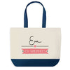 Sac de shopping bleu Eva en Vacances