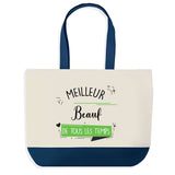 Sac de shopping bleu Meilleur Beauf de tous les temps