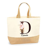 Sac Jute Fête des Mères Fêtes des Pères Mamie Papi Famille Idée Cadeau anniversaire Noël Travail Boulot Métier Départ Retraite Collègue Femme Homme