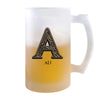 Verre à Bière Ali Lettre Viking | Chope de Bière Pinte | Idée Cadeau Prénom Motard Jeux de Rôle Vidéo Anniversaire Papa Collègue Départ Retraite Noël
