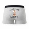 Caleçon Danse Classique - Humour Boxer Gris Passion Idée Cadeau