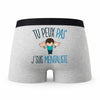 Caleçon Mentaliste Mentalisme - Humour Boxer Gris Idée Cadeau Passion