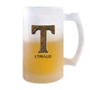 Verre à Bière Thibaud Lettre | Chope de Bière Pinte | Idée Cadeau Prénom Anniversaire Papa Collègue Départ Retraite Noël