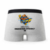 Caleçon Super Educateur Specialise - Humour Boxer Gris Idée Cadeau
