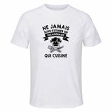 Maillot de Sport Homme Cuisine Sexagenaire - T-Shirt Respirant Polyester Manches Courtes - Cadeau Sportif Anniversaire Noël Fête des Pères