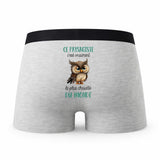 Caleçon Ce Paysagiste Le Plus Chouette - Humour Boxer Gris Idée Cadeau