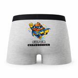 Caleçon Super Chaudronnier - Humour Boxer Gris Idée Cadeau