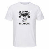 Maillot de Sport Homme Petanque Quarantenaire - T-Shirt Respirant Polyester Manches Courtes - Cadeau Sportif Anniversaire Noël Fête des Pères