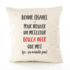 Housse de Coussin Premium BouLa nger ça n'existe Pas Homme - Coton Canvas Fairtrade Beige Idée Cadeau Décoration Canapé