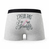 Caleçon Scrabble - Humour Boxer Gris Idée Cadeau Passion