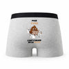Caleçon pour Yvon Heure de la Pause - Humour Boxer Gris Idée Cadeau