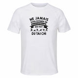 Maillot de Sport Homme Tai Chi Quarantenaire - T-Shirt Respirant Polyester Manches Courtes - Cadeau Sportif Anniversaire Noël Fête des Pères