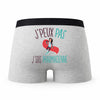 Caleçon Pharmacienne - Humour Boxer Gris Idée Cadeau Passion