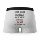 Caleçon Tatoueur ça n'existe Pas Homme - Humour Boxer Gris Idée Cadeau