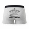 Caleçon Gardien Dimmeuble Ministère de la Magie - Humour Boxer Gris Idée Cadeau