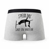 Caleçon Saut en Hauteur - Humour Boxer Gris Idée Cadeau Passion