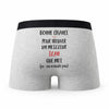 Caleçon Ilan ça n'existe Pas Homme - Humour Boxer Gris Idée Cadeau