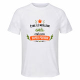 Maillot de Sport Homme Meilleur Gael Super Pouvoir Cadeau Anniversaire Noël Fête des Pères T-Shirt Respirant Polyester
