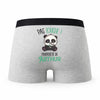 Caleçon Arthur Pas Touche Panda - Humour Boxer Gris Idée Cadeau