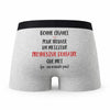 Caleçon Prothesiste Dentaire ça n'existe Pas Homme - Humour Boxer Gris Idée Cadeau