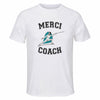 Maillot de Sport Homme Escrime Coach - T-Shirt Respirant Polyester Manches Courtes - Cadeau Sportif Anniversaire Noël Fête des Pères