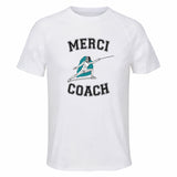 Maillot de Sport Homme Escrime Coach - T-Shirt Respirant Polyester Manches Courtes - Cadeau Sportif Anniversaire Noël Fête des Pères