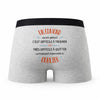 Caleçon Un Edmond Aussi Génial - Humour Boxer Gris Idée Cadeau