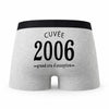 Caleçon Millésime 2006 - Humour Boxer Gris Idée Cadeau Anniversaire