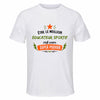 Maillot de Sport Homme Meilleur Educateur Sportif Super Pouvoir Cadeau Anniversaire Noël Fête des Pères T-Shirt Respirant Polyester