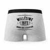 Caleçon Millésime Grand Cru 1973 Ministère de la Magie - Humour Boxer Gris Cadeau