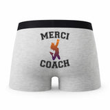 Caleçon Merci Danse - Humour Boxer Gris Passion Sport Idée Cadeau