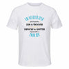 Maillot de Sport Homme pour Un Viticulteur Formidable Blanc - T-Shirt Respirant Polyester Manches Courtes - Cadeau Sportif Anniversaire Noël Fête des Pères
