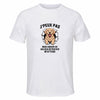 Maillot de Sport Homme Golden Retriever J'peux Pas - T-Shirt Respirant Polyester Manches Courtes - Cadeau Sportif Anniversaire Noël Fête des Pères