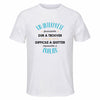 Maillot de Sport Homme pour Un Interprete Formidable Blanc - T-Shirt Respirant Polyester Manches Courtes - Cadeau Sportif Anniversaire Noël Fête des Pères