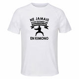 Maillot de Sport Homme Kimono Quinquagenaire - T-Shirt Respirant Polyester Manches Courtes - Cadeau Sportif Anniversaire Noël Fête des Pères