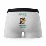 Caleçon Ce Voiturier Le Plus Chouette - Humour Boxer Gris Idée Cadeau
