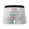 Caleçon Un Yann Aussi Génial - Humour Boxer Gris Idée Cadeau