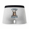 Caleçon Le Prothesiste Panda Grain - Humour Boxer Gris Idée Cadeau
