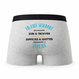 Caleçon Un Aide Soignant Formidable - Humour Boxer Gris Idée Cadeau