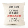 Housse de Coussin Premium Chauffeur Routier ça n'existe Pas Homme - Coton Canvas Fairtrade Beige Idée Cadeau Décoration Canapé