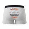 Caleçon Un Marcheur Aussi Génial - Humour Boxer Gris Idée Cadeau