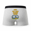 Caleçon Milo en a Une Sacrée Paire - Humour Boxer Gris Idée Cadeau